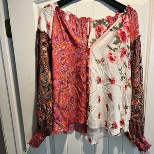 Floral and Paisley Women's Top